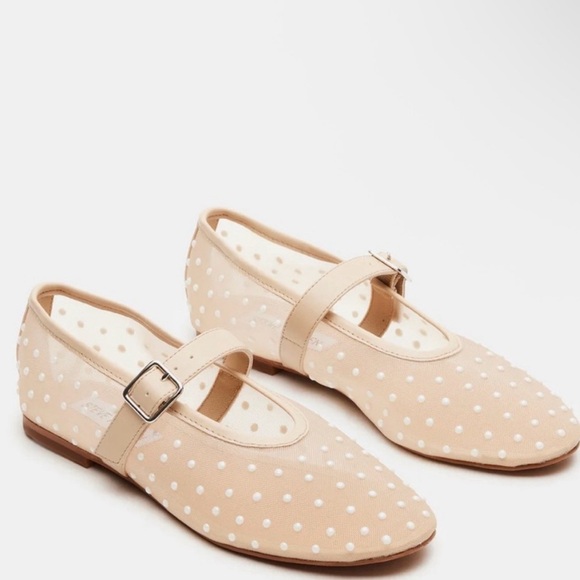 Steve Madden Dreaming Beaded Mesh Mary Jane Flat Size: 10 - Picture 1 of 1